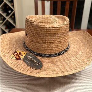 NWT Goldcoast Straw Hat with Black Band